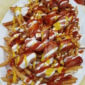 Salchipapa mixta