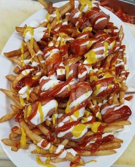 Salchipapa mixta
